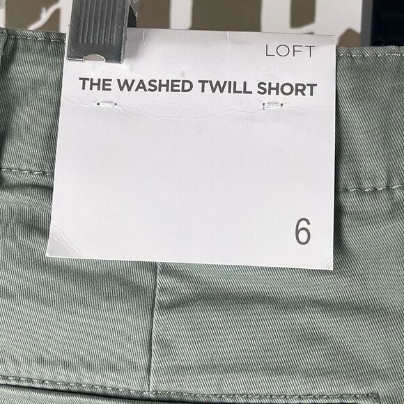 NEW LOFT Washed Twill Short 6 - Picture 4 of 7